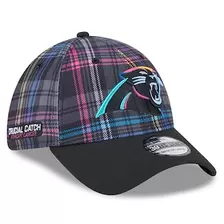 Oferta de Gorra New Era negra Carolina Panthers 2024 NFL Crucial Catch Plaid 39THIRTY Flex para hombre por $755 en Tienda NFL