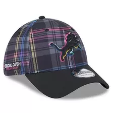 Oferta de Gorra New Era negra Detroit Lions 2024 Crucial Catch Plaid 39THIRTY Flex para hombre por $755 en Tienda NFL