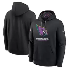 Oferta de Sudadera con capucha negra Nike Arizona Cardinals 2024 NFL Crucial Catch Club para hombre por $94.99 en Tienda NFL