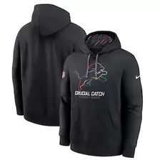 Oferta de Sudadera con capucha negra para hombre Nike Detroit Lions 2024 NFL Crucial Catch Big & Tall Club por $94.99 en Tienda NFL