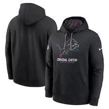 Oferta de Sudadera con capucha negra Nike Detroit Lions 2024 NFL Crucial Catch Club para hombre por $94.99 en Tienda NFL