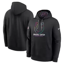 Oferta de Sudadera con capucha negra Nike Indianapolis Colts 2024 NFL Crucial Catch Club para hombre por $94.99 en Tienda NFL