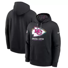 Oferta de Sudadera con capucha negra Nike Kansas City Chiefs 2024 NFL Crucial Catch Big & Tall Club para hombre por $94.99 en Tienda NFL