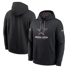 Oferta de Sudadera con capucha negra Nike Dallas Cowboys 2024 NFL Crucial Catch Club para hombre por $94.99 en Tienda NFL