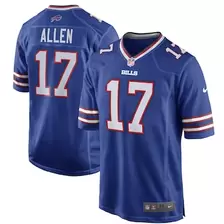 Oferta de Jersey Nike Josh Allen Royal Buffalo Bills Game Player para hombre por $129.99 en Tienda NFL