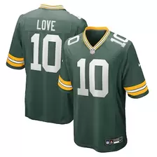 Oferta de Camiseta Nike Jordan Love Green Green Bay Packers Player Game para hombre por $129.99 en Tienda NFL