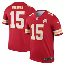 Oferta de Jersey Nike Patrick Mahomes roja Kansas City Chiefs Legend para hombre por $81.99 en Tienda NFL