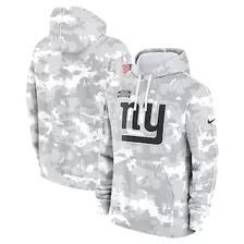 Oferta de Sudadera con capucha de polar Nike Arctic Camo New York Giants 2024 Salute to Service Club para hombre por $99.99 en Tienda NFL