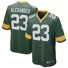 Oferta de Camiseta Nike Jaire Alexander Green Green Bay Packers Game para hombre por $129.99 en Tienda NFL