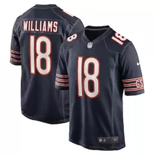 Oferta de Camiseta de juego de jugador de los Chicago Bears de Caleb Williams de Nike para hombre en azul marino por $129.99 en Tienda NFL