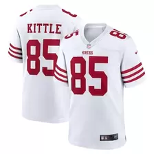 Oferta de Camiseta Nike George Kittle blanca San Francisco 49ers Player Game para hombre por $129.99 en Tienda NFL