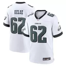 Oferta de Camiseta de juego blanca Nike Jason Kelce Philadelphia Eagles blanca para hombre por $129.99 en Tienda NFL