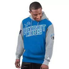 Oferta de Sudadera con capucha azul de los Detroit Lions Extreme para hombre por $75.99 en Tienda NFL