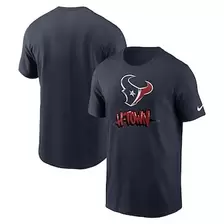 Oferta de Camiseta Nike azul marino con el logo de los Houston Texans para hombre por $34.99 en Tienda NFL