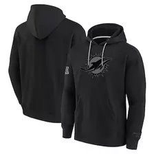 Oferta de Sudadera con capucha negra Fanatics Elements Pace de los Miami Dolphins para hombre por $109.99 en Tienda NFL