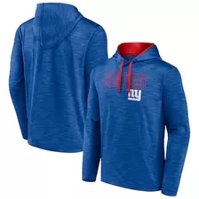 Oferta de Sudadera con capucha y escalera Fanatics Heather Royal New York Giants para hombre por $42.99 en Tienda NFL