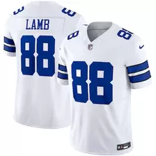 Oferta de Camiseta Nike CeeDee Lamb para hombre, color blanco, de los Dallas Cowboys Vapor F.U.S.E. Limited por $174.99 en Tienda NFL