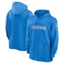 Oferta de Sudadera con capucha ligera de rendimiento Sideline 2023 de Nike para hombre en azul polvoriento de Los Angeles Chargers por $109.99 en Tienda NFL