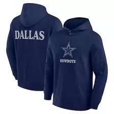 Oferta de Camiseta con capucha de manga larga de tres mezclas Elements Blaze de los Dallas Cowboys de Fanatics para hombre en azul marino por $79.99 en Tienda NFL