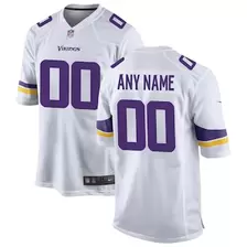 Oferta de Men's Nike White Minnesota Vikings Custom Game Jersey por $3428 en Tienda NFL