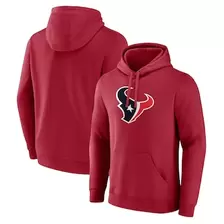 Oferta de Sudadera con capucha roja con logo principal de los Houston Texans de Fanatics para hombre por $1411 en Tienda NFL