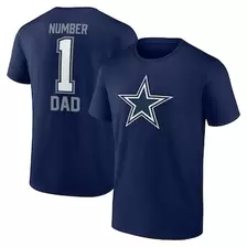 Oferta de Camiseta para hombre Fanatics Navy Dallas Cowboys Día del padre n.º 1 papá por $505.6 en Tienda NFL