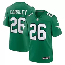 Oferta de Camiseta de juego alternativo Nike Saquon Barkley Kelly verde Philadelphia Eagles para hombre por $2669 en Tienda NFL