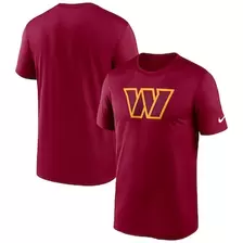 Oferta de Camiseta Nike Washington Commanders Legend Logo Performance para hombre, color burdeos por $821 en Tienda NFL