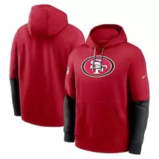 Oferta de Sudadera con capucha Nike Scarlet San Francisco 49ers 2024 Sideline Club para hombre por $1745 en Tienda NFL