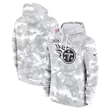 Oferta de Sudadera con capucha de polar Nike Arctic Camo Tennessee Titans 2024 Salute to Service Club para hombre por $99.99 en Tienda NFL