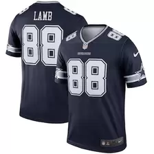 Oferta de Jersey Nike CeeDee Lamb azul marino Dallas Cowboys Legend para hombre por $78.99 en Tienda NFL