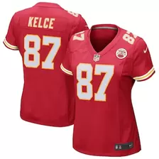 Oferta de Camiseta de juego Nike Travis Kelce roja de los Kansas City Chiefs para mujer por $2664 en Tienda NFL