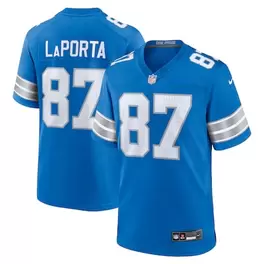 Oferta de Camiseta Nike Sam LaPorta azul Detroit Lions Game para hombre por $2636 en Tienda NFL