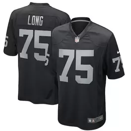 Oferta de Camiseta de jugador retirado Nike Howie Long negra de Los Vegas Raiders para hombre por $2636 en Tienda NFL