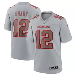 Oferta de Camiseta Nike Tom Brady gris Tampa Bay Buccaneers Atmosphere Fashion Game para hombre por $2636 en Tienda NFL