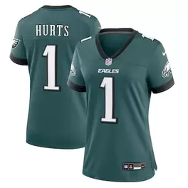 Oferta de Camiseta Nike Jalen Hurts Midnight Green Philadelphia Eagles Team Game para mujer por $129.99 en Tienda NFL