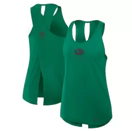 Oferta de Camiseta sin mangas Nike Green New York Jets Glory Crisscross Performance para mujer por $44.99 en Tienda NFL