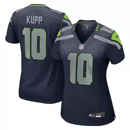 Oferta de Camiseta Nike Cooper Kupp para mujer, color azul marino universitario, de los Seattle Seahawks por $129.99 en Tienda NFL