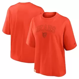 Oferta de Camiseta Nike naranja Chicago Bears Glory Arch para mujer por $44.99 en Tienda NFL