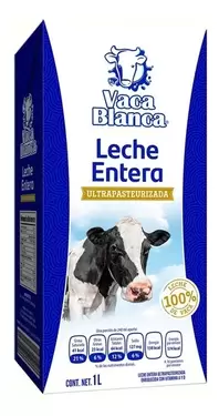 Oferta de Leche Vaca Blanca Entera, 1 Litro por $20 en Tiendas 3B