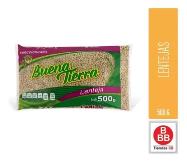 Oferta de Lentejas Buena Tierra 500 G por $19 en Tiendas 3B