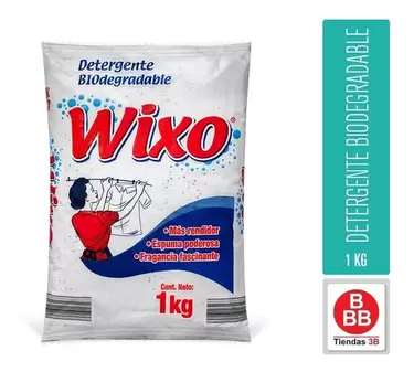 Oferta de Detergente Multiusos Wixo, 1 Kg. por $25 en Tiendas 3B