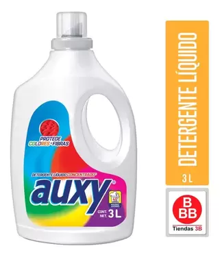 Oferta de Detergente Líquido Para Ropa Auxy 3l por $65 en Tiendas 3B