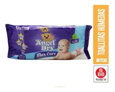 Oferta de Toallitas Para Bebé Angel Dry Max Care por $22 en Tiendas 3B