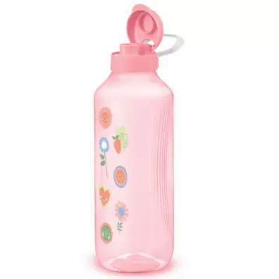 Oferta de Botella  motivacional Tupperware 2L  Happy rosa por $299.9 en Tupperware