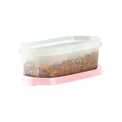 Oferta de Contenedor para despensa Tupperware Oval  traslúcidos. 18cm Largo, Ancho 6cm, Alto 9cm. por $129.9 en Tupperware