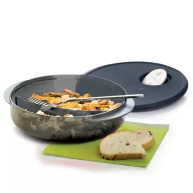 Oferta de PLATO CRISTALWARE C/DIV HUMO por $289.9 en Tupperware