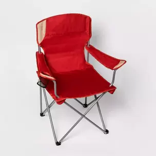 Oferta de Silla Cuádruple Portátil color Rojo para Exterior, Embark por $2 en Waldos