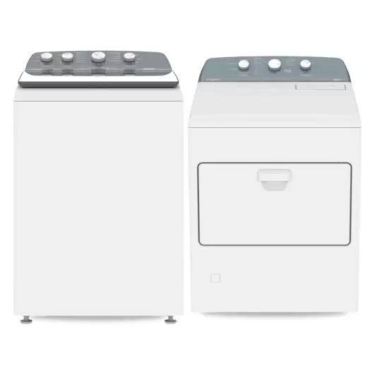 Oferta de Combo Lavadora Carga Superior 20 kg + Secadora Carga Superior Gas 20 kg por $17499 en Whirlpool