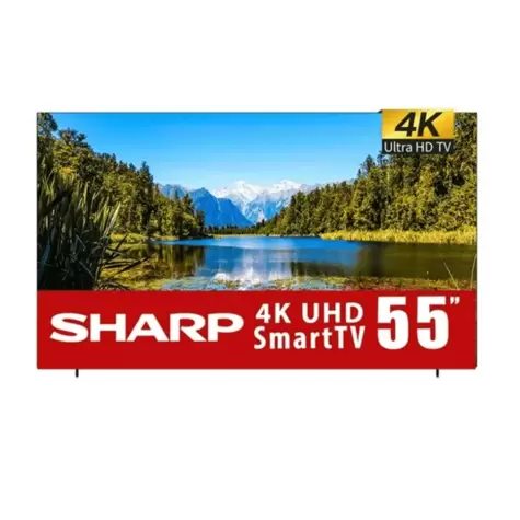 Oferta de Pantalla Sharp 55" Roku 4K Modelo 4T-C55EL8UR por $7499 en HEB